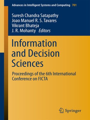 cover image of Information and Decision Sciences
